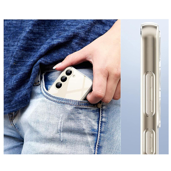 Тонкий чохол до Samsung Galaxy S23 FE, Slim, прозорий
