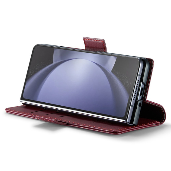 CASE фліп-чохол для Samsung Galaxy Z Fold6 5G, Litchi Wallet, червоний