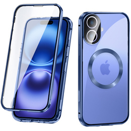 Магнітний чохол Dual Glass MagSafe для iPhone 16, м'яти