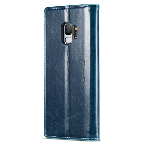 Флип-кейс CASEME для Samsung Galaxy S9, Waxy Textured, синий