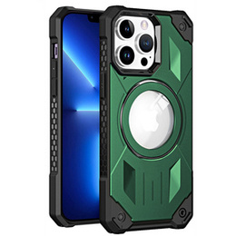 Чехол для iPhone 12 / 12 Pro, Heavy Duty, для MagSafe, зелёный