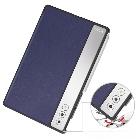 Чохол для Lenovo Yoga Tab Plus, Smartcase, темно-синій