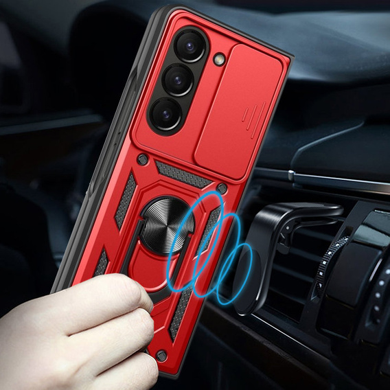 Чохол NOX Camera Slide Samsung Galaxy Z Fold5 5G, CamShield Slide, червоний