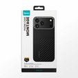 Чехол BENKS Kevlar для Samsung Galaxy S25 Ultra, для MagSafe, Carbon Fiber, чёрный