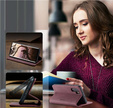 Чехол CASEME для Huawei P30 Pro, Leather Wallet Case, бордовый