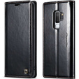 Флип-кейс CASEME для Samsung Galaxy S9+ Plus, Waxy Textured, чёрный