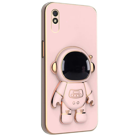 Чехол до Xiaomi Redmi 9A, Astronaut, розовый rose gold