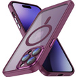 Чехол для iPhone 14 Pro Max, ERBORD Impact Guard, MagSafe, бордовый