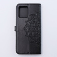 Откидной чехол для Motorola Moto G54 5G, Mandala, чёрный