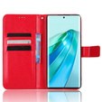 Футляр з клапаном для Honor Magic 5 Lite, Crazy Horse Wallet, червоний