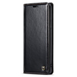 Флип-кейс CASEME для Samsung Galaxy S9+ Plus, Waxy Textured, чёрный
