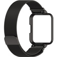 Металический браслет с чехлом для часов Xiaomi Redmi Watch 2 Lite, Black