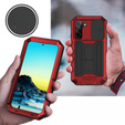 Бронированный чехол для Samsung Galaxy S22, R-JUST CamShield Slide, красный