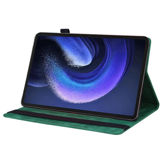 Чохол для Xiaomi Pad 6, Classic, з місцем для стилуса, зелений