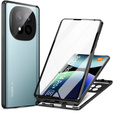 Чохол для Xiaomi Redmi Note 14 Pro, Magnetic Dual Glass, чорний