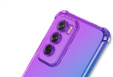 Чохол для Oppo Reno 12, Gradient Dropproof, Фіолетовий / синій
