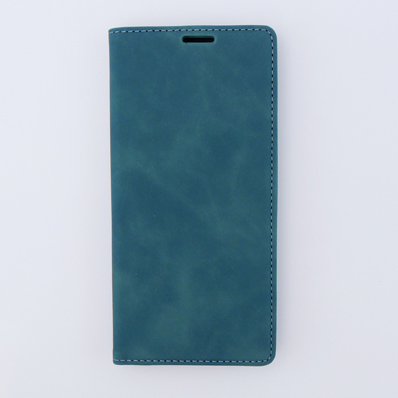 Чехол для Xiaomi Redmi Note 12 4G, ERBORD Vintage, бумажник с клапаном, синий