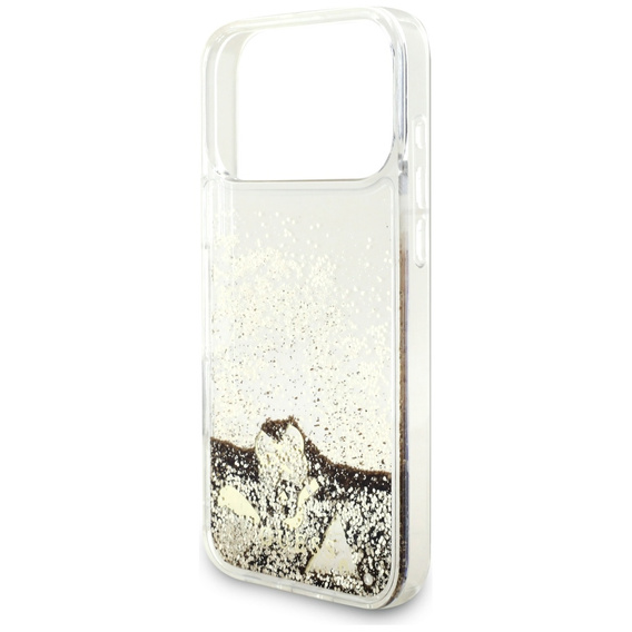 Чехол GUESS Liq. Glitter 4 Charms для iPhone 17 Pro