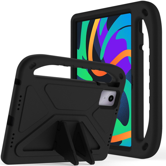 Детский чехол для Lenovo Tab M11, детский чехол с ручкой, чёрный