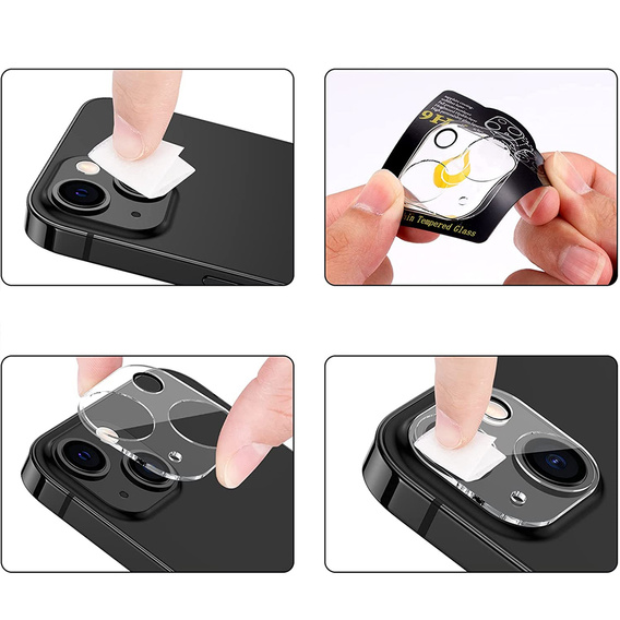 Загартоване скло камери для iPhone 13 / 13 Mini, м'яти