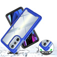 Чехол для Motorola Edge 30 Pro, Shockproof, с пленкой, синий