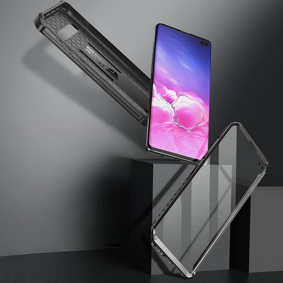 Броньований чохол для Samsung Galaxy S10, Dexnor Full Body, чорний