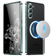 Защитный чехол для камеры Samsung Galaxy S23 Plus, CamShield MagSafe, прозрачный / зеленый