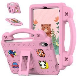 Дитячий чохол для планшета iPad mini 8.3" 2021 (6 gen.) / iPad mini 8.3" 2024 (7 gen.), Cute Patterns, з підставкою, рожевий