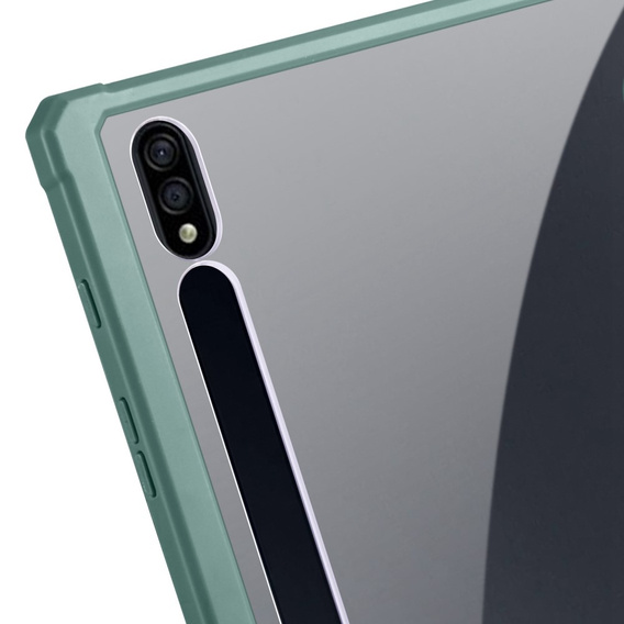 Чохол для Samsung Galaxy Tab S7 Plus / Tab S7 FE, Smartcase Hybrid, з місцем для стилуса, зелений