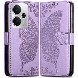 Чохол-книжка для Realme 14 5G / Realme 14T 5G, Butterfly, фіолетовий