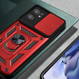 Чехол NOX Camera Slide Oppo Reno7 5G, CamShield Slide, красный