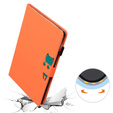 Чехол для Lenovo Tab M10 Plus 10.6 Gen 3, с клапаном, animal, оранжевый