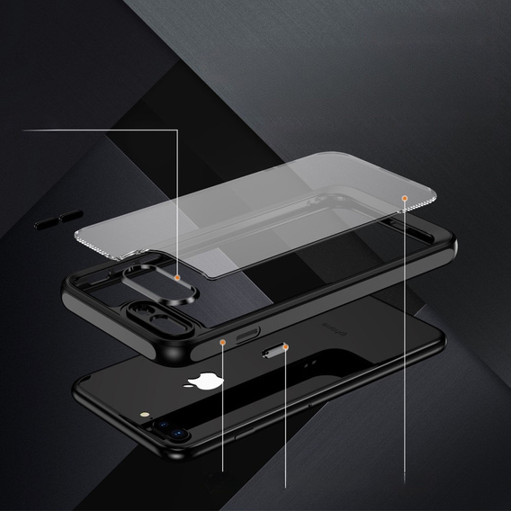 Чохол для iPhone 7 Plus / 8 Plus, ERBORD Impact Guard, чорний