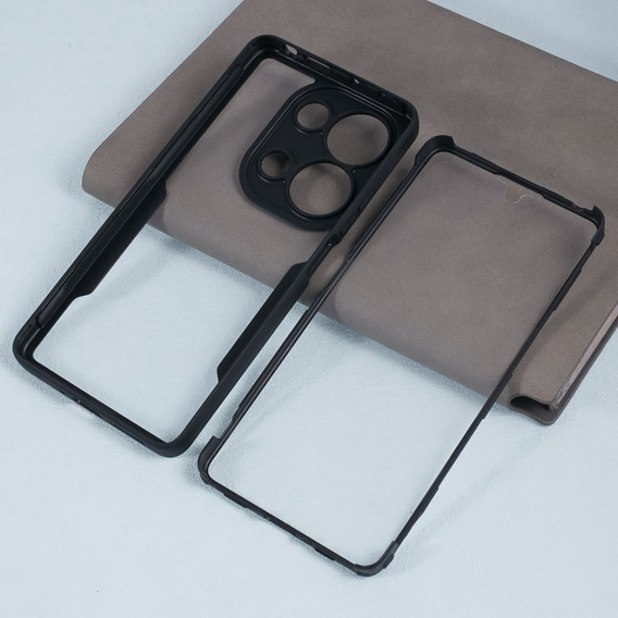 Чехол до Xiaomi Redmi Note 13 Pro 4G / Xiaomi Redmi Note 14S / Xiaomi Poco M6 Pro 4G, AntiDrop Hybrid, чёрный