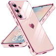 Чoхол до Samsung Galaxy S25 FE, Electro heart, рожевий rose gold