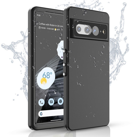 Водонепроникний чохол IP68 для Google Pixel 7 Pro, Redpepper, чорний