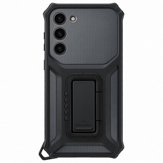 Оригінальний чохол Samsung для Galaxy S23+ Plus, Rugged Gadget Case, чорний
