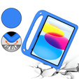 Детский чехол для iPad 11" 2025 A16 (11 gen.) / iPad 10.9" 2022 (10 gen.), с ручкой, синий