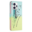 Откидной чехол для Motorola Moto G53 5G / G23 / G13, Wallet, feather, синий