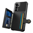 Чехол для Samsung Galaxy S23 FE, Card Holder Kickstand, чёрный