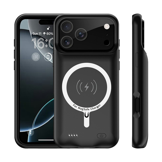 Чохол з акумулятором для iPhone 17 Pro Max Powerbank 6000mAh MagSafe