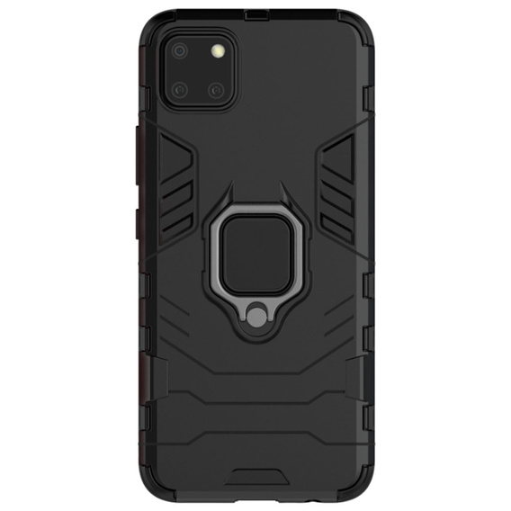 Чехол до Realme C11 2021, Kickstand Ring, чёрный
