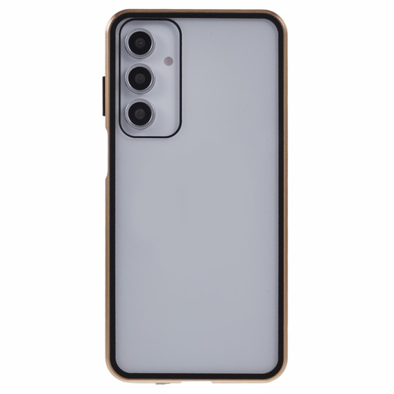 Чохол для Samsung Galaxy A16, Magnetic Dual Glass, золотий