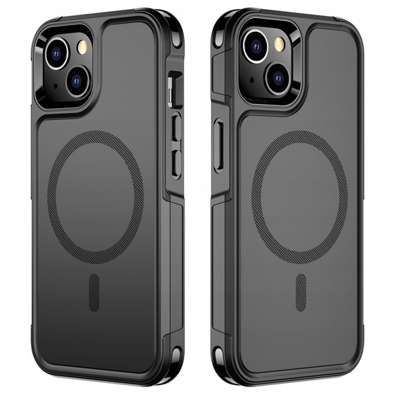 Чехол до iPhone 14, MagForce MagSafe, чёрный