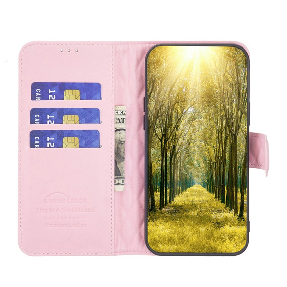 Чохол-книжка для Samsung Galaxy A15, Wallet, BINFEN COLOR, рожевий