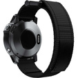Нейлоновый ремешок до Garmin Fenix 7/Fenix 6 Pro/Forerunner 935/945/955 22mm, Black