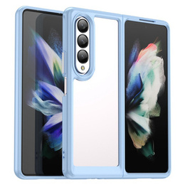 Чехол ERBORD для Samsung Galaxy Z Fold 4 5G, Hybrid Case, Baby Blue