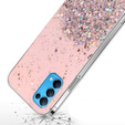 Чехол до OPPO Reno 5 5G, Glittery, розовый
