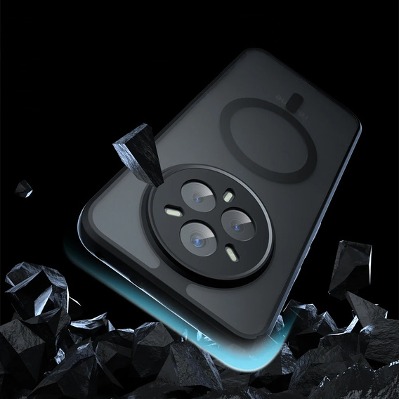 Чохол для Realme 14 Pro+ 5G, для MagSafe, ERBORD Matt Case, чорний