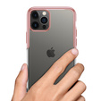 Чохол ERBORD TPU Frame для iPhone 13 Pro - Clear / Rose Gold